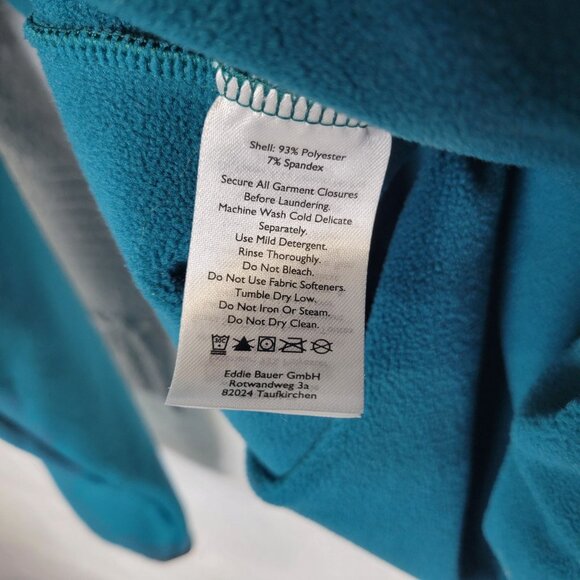 Eddie Bauer First Ascent Men's XL Pullover Sweatshirt 1/2 Zip Green - Picture 5 of 5